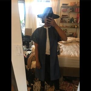 C/meo collective denim shirt coat dress